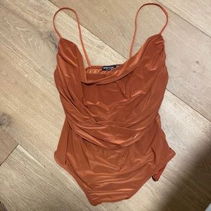 Copper bodysuit